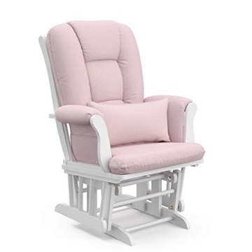 Storkcraft Tuscany Glider & Ottoman Set - Stylish Nursery Rocker
