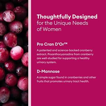 Physician's Choice Probiotics - PH Balance, Digestive, UT, & Feminine Health - 50 Billion CFU - 6 Unique Strains for Women - Organic Prebiotics, Cranberry Extract+ - Probiotic - 60 CT