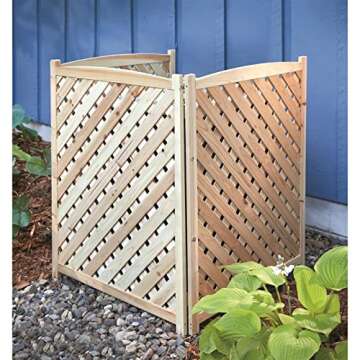 CASTLECREEK Air Conditioner Fence Screen, AC Covers for Outside to Hide Air Conditioner & for Outdoo...