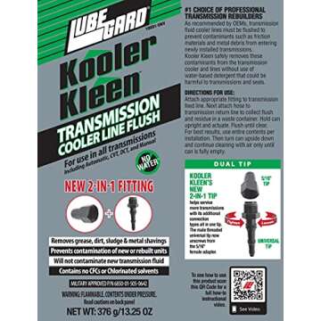 Lubegard Kooler Kleen Flush for All Transmissions 13.25 oz