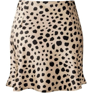 Reaowazo Women's Satin Mini Skirt - Comfortable & Stylish