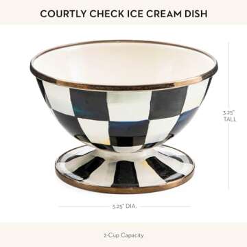 MACKENZIE-CHILDS Enamel Ice Cream Bowl for Celebrations