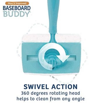 Baseboard Buddy – Baseboard & Molding Cleaning Tool! Includes 1 Baseboard Buddy and 3 Reusable Cleaning Pads, As Seen on TV