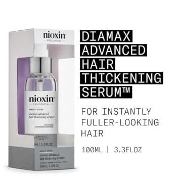 Nioxin Density Defend Diamax Advanced Hair Thickening Serum | With Caffeine, Niacinamide & Panthenol | For Thicker, Fuller-Looking Hair | 3.38 Fl Oz
