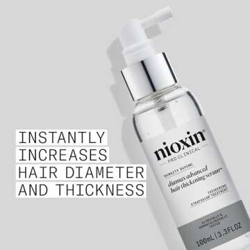 Nioxin Density Defend Diamax Advanced Hair Thickening Serum | With Caffeine, Niacinamide & Panthenol | For Thicker, Fuller-Looking Hair | 3.38 Fl Oz