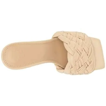 Marc Fisher LTD Women's Draya Heeled Sandal, Light Sand 270, 8