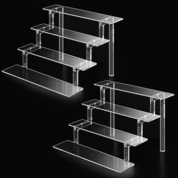 Elegant 12-Inch Acrylic Stand Riser Display for Perfume & Makeup