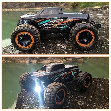 GoolRC 16889A RC Car, 1:16 Scale Remote Control Car, 4WD 45KM/H High Speed RC Truck with Brushless M...
