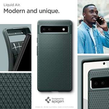 Spigen Liquid Air Case for Pixel 6a - Stylish Protection