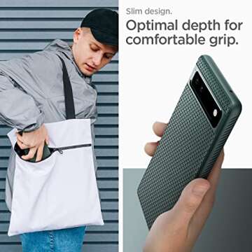 Spigen Liquid Air Case for Pixel 6a - Stylish Protection