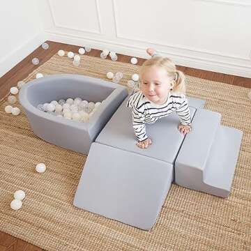 ZICOTO Fun Climbing Toy Set for Toddlers 1-3 Years