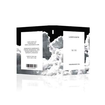 Lake & Skye 11 11 Fragrance Oil, 0.04 fl oz (1.2 ml) - Clean, Sheer, Uplifting Scent