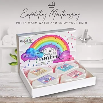 Enchanting Rainbow Cloud Bath Bombs for All Ages
