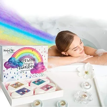 Enchanting Rainbow Cloud Bath Bombs for All Ages