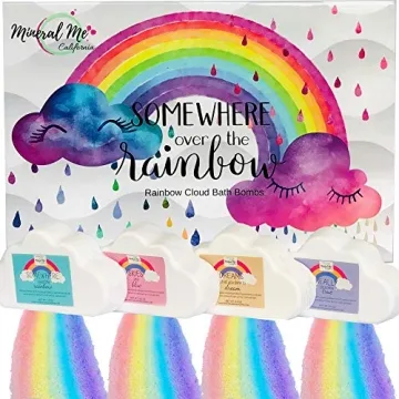 Enchanting Rainbow Cloud Bath Bombs for All Ages