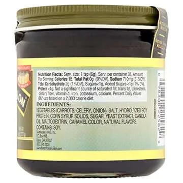 Better Than Bouillon Vegetarian No Beef Base, Made with Seasoned Vegetables, Certified Vegan, Makes 9.5 Quarts of Broth, 38 Servings 8 Ounce (Pack of 2)