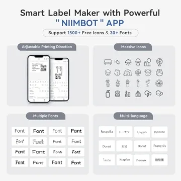 NIIMBOT B1 Label Maker Portable Thermal Printer