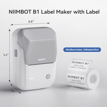NIIMBOT B1 Label Maker Portable Thermal Printer