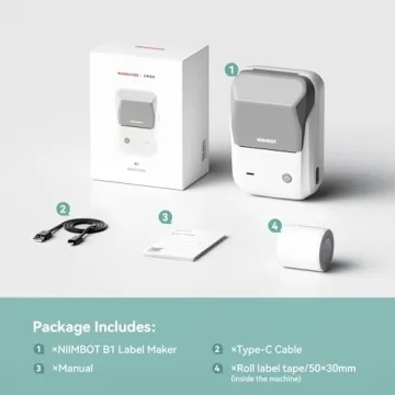 NIIMBOT B1 Label Maker Portable Thermal Printer