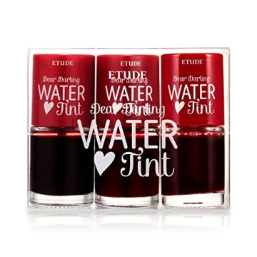 ETUDE Dear Darling Water Tint Cherry Ade 3 SET | Vivid Color Lip Stain with Moisturizing Weightless ...
