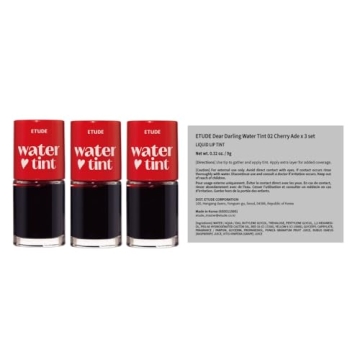 ETUDE Dear Darling Water Tint Cherry Ade Set for Vibrant Color
