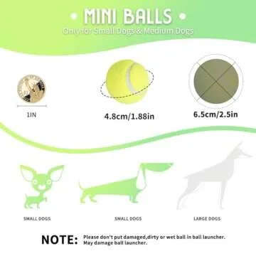 ALL FOR PAWS Automatic Dog Ball Launcher, Interactive Ball Thrower Dog Toys Includes 3pcs Tennis Balls for Small/Medium Dogs