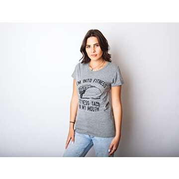Women’s Fitness Taco Tee - Fun & Stylish Gym Shirt