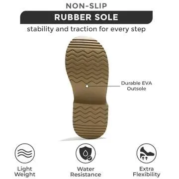 Johnna Memory Foam Suede Slip-on Mules & Clogs - Non-Slip Sole Women's Shoes - Comfy Mules for Women 2024 (Chocolate, 6)