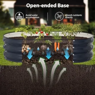 Winpull 4x2 Metal Raised Garden Bed Kit for Your Garden