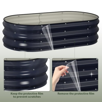 Winpull 4x2 Metal Raised Garden Bed Kit for Your Garden