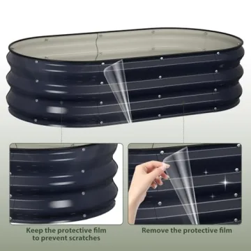 Winpull 4x2 Metal Raised Garden Bed Kit for Your Garden