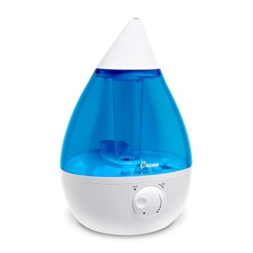 Crane Ultrasonic Cool Mist Humidifier for Home or Office