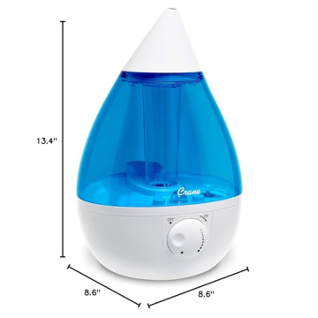 Crane Ultrasonic Cool Mist Humidifier for Home or Office