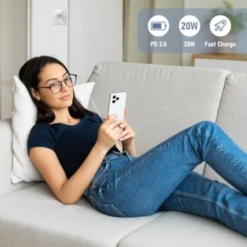 Essri Fast Charging iPhone Charger 20W with USB C Cables