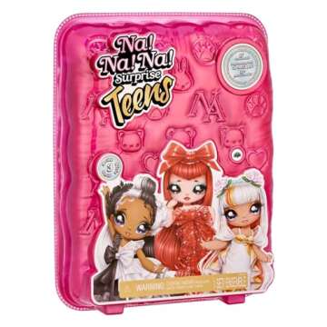 Na! Na! Na! Surprise Teens 11" Fashion Doll Queenie Plume, Soft, Poseable, Black Hair, Peacock-Inspi...