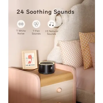 Dreamegg Sound Machine for Sleep - 24 Calming Sounds
