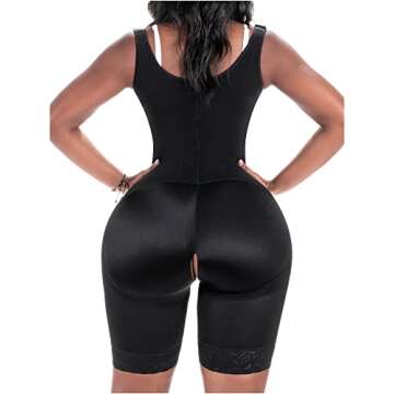 BLING SHAPERS 098BF Fajas Colombianas Guitar Shaped Women Wide Hips Shapewear