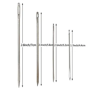 MIUSIE Needle Storage with Sharp Needles and Case