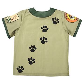 Aeromax My 1st Career Gear Zoo Keeper Top Green, One Size