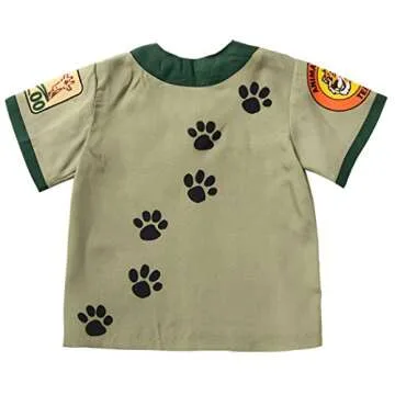 Aeromax My 1st Career Gear Zoo Keeper Top Green, One Size