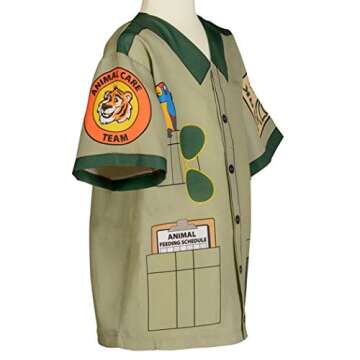 Aeromax My 1st Career Gear Zoo Keeper Top Green, One Size