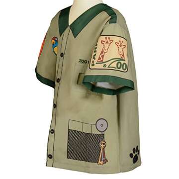 Aeromax My 1st Career Gear Zoo Keeper Top Green, One Size