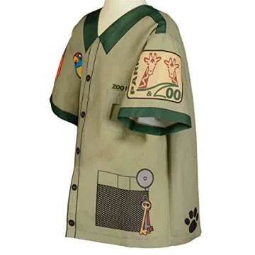 Aeromax My 1st Career Gear Zoo Keeper Top Green, One Size