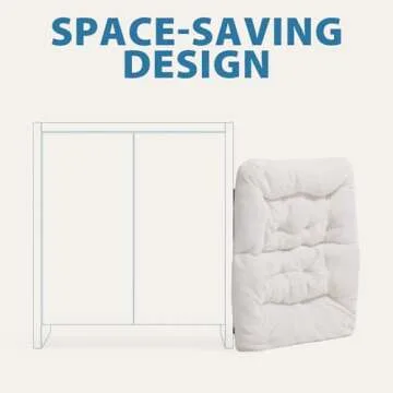 OAKHAM Comfy Chair for Adults, Soft Faux Fur Folding Lounge for Bedroom Living Room Dorm Rooms Flexible Reading Chair for Teens Kids, X-Large Foldable (Faux Fur-White)