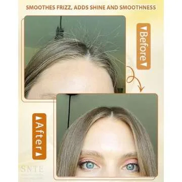 Samnyte Hair Wax Stick & 4-in-1 Hair Styling Cream Set, Smooth Hair, Tame Frizz Completely, Add Shine, Define Curls, Coconut Scent, Sulfate Free, Suitable for All Hair Types