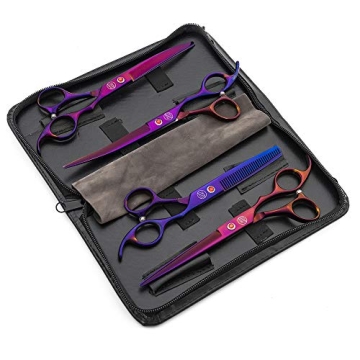 Moontay 4PCS Pet Grooming Scissors Set, Premium Quality