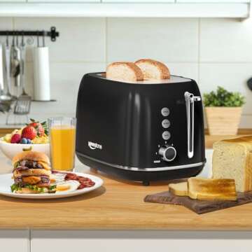 Keenstone Retro Toaster with Stylish Features