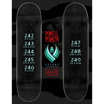 Powell Peralta Color Burst Flight Skateboard Decks (Purple, 8.5" x 32.08")