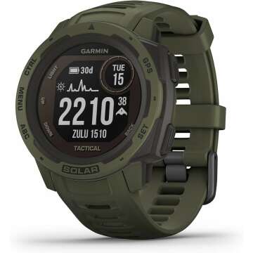 Garmin Instinct Solar Rugged Outdoor Smartwatch