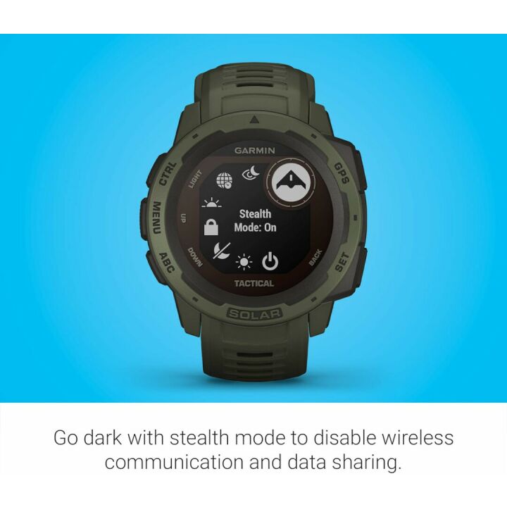 Garmin Instinct Solar Rugged Outdoor Smartwatch